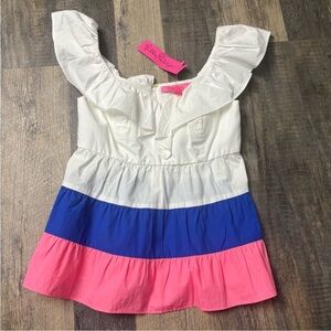 Women’s ruffle top Lilly Pulitzer Emie size 00 NWT xs